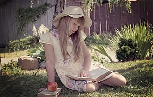 child reading 