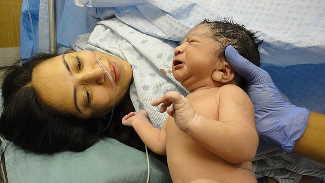 mother and baby